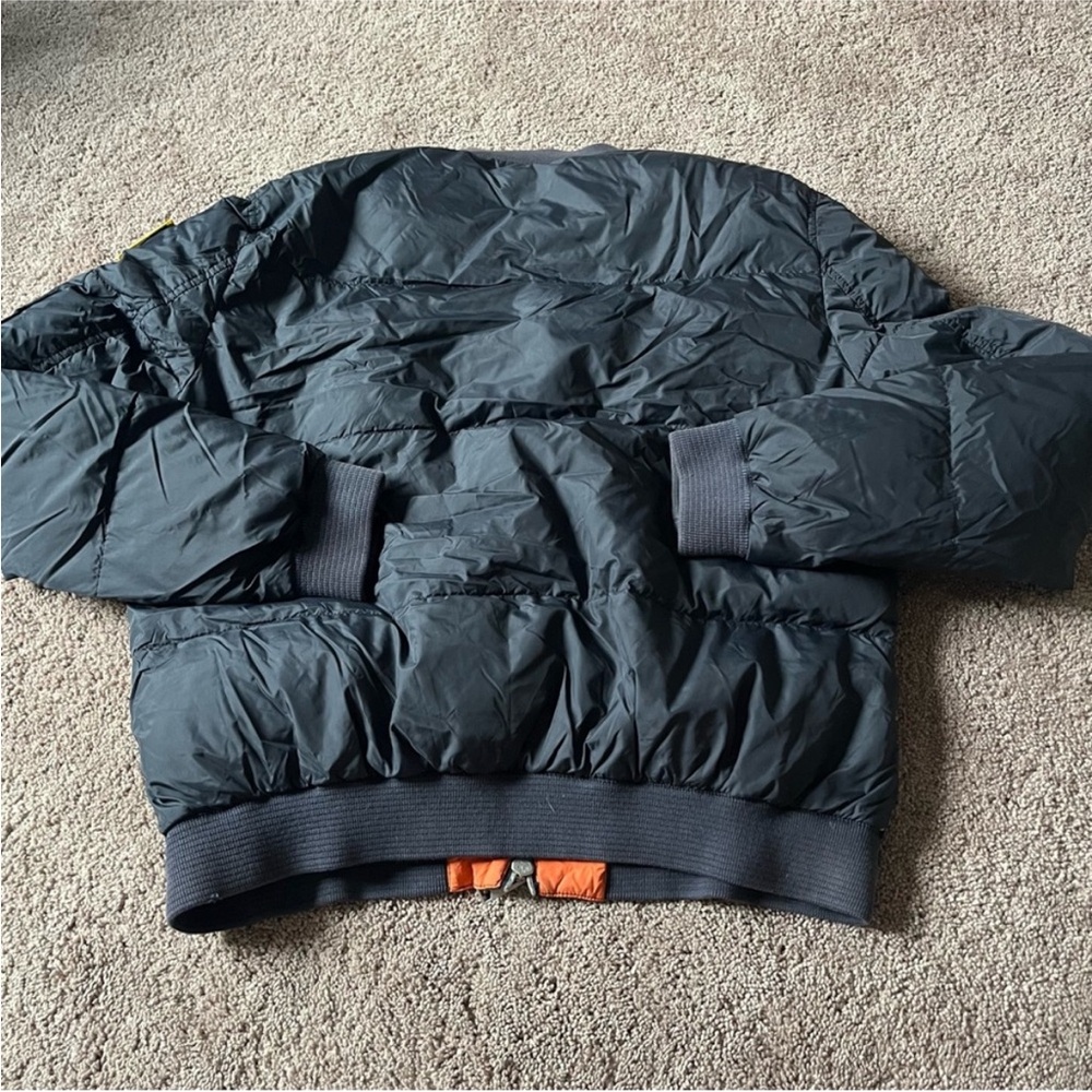 AllSaints Black Bomber Puffer Jacket - Picture 9 of 9